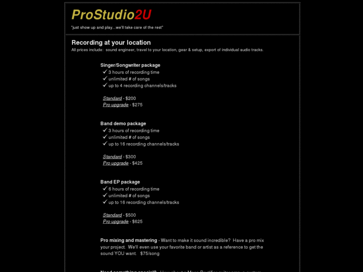 www.prostudio2u.com
