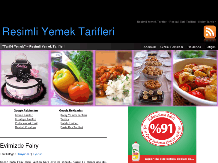 www.tarifiyemek.com