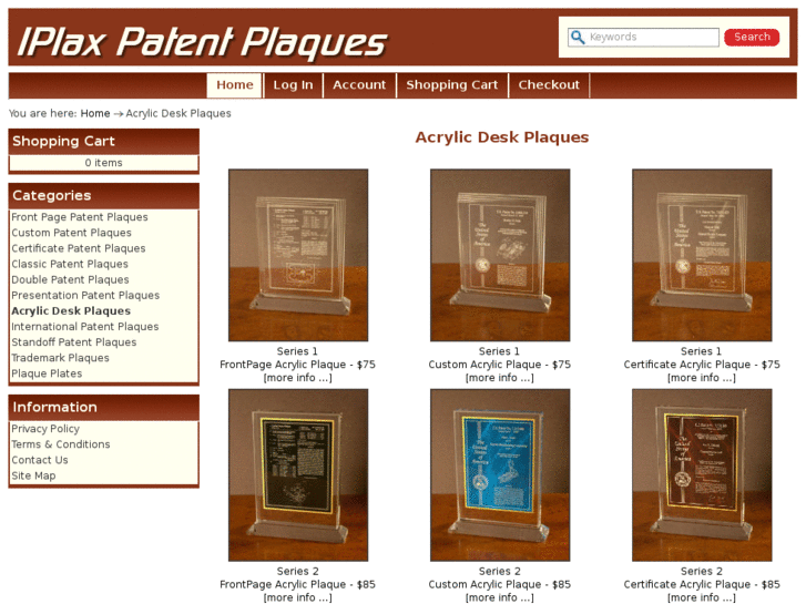 www.acrylicpatentplaques.com