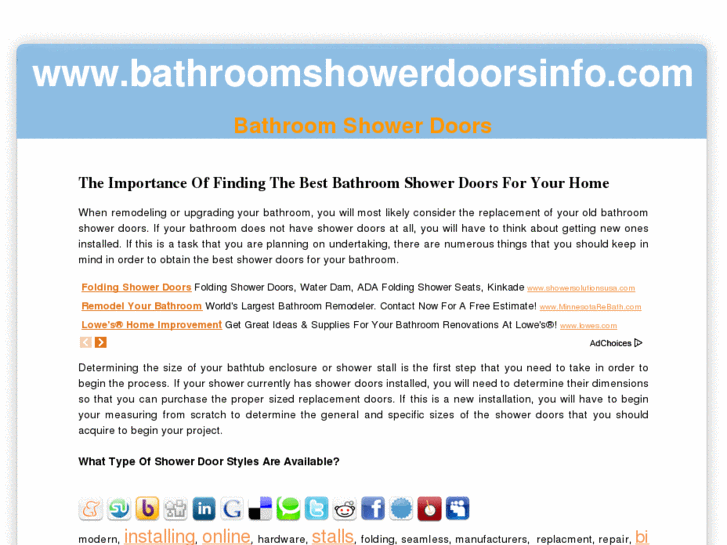 www.bathroomshowerdoorsinfo.com