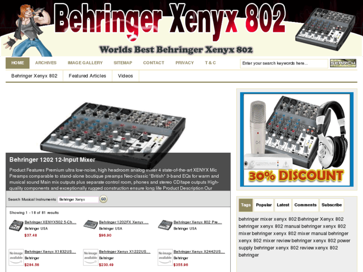 www.behringerxenyx802.com