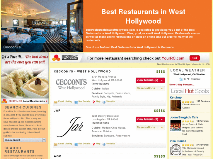 www.bestrestaurantsinwesthollywood.com
