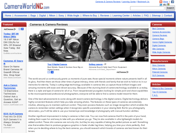 www.cameraworldnc.com