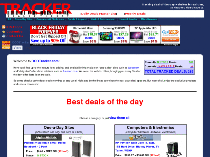 www.deal-of-the-day-tracker.com