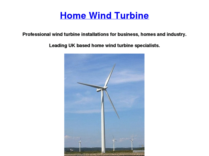 www.homewindturbine.co