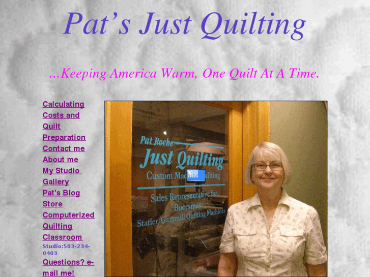 www.patsjustquilting.com