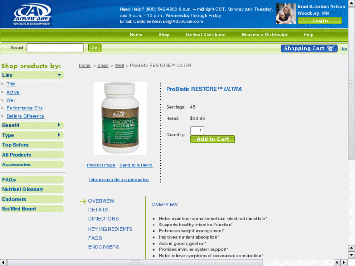 www.buyadvocareprobioticrestore.com