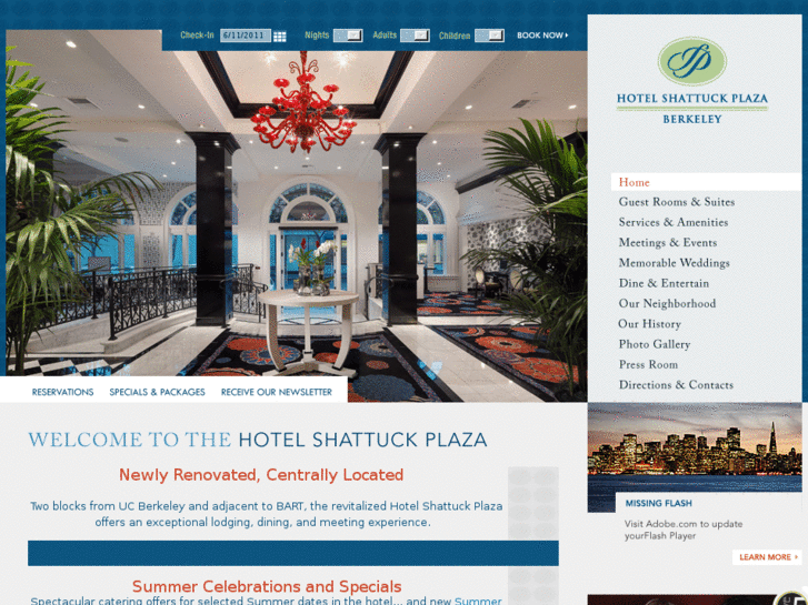 www.hotelshattuckplaza.com