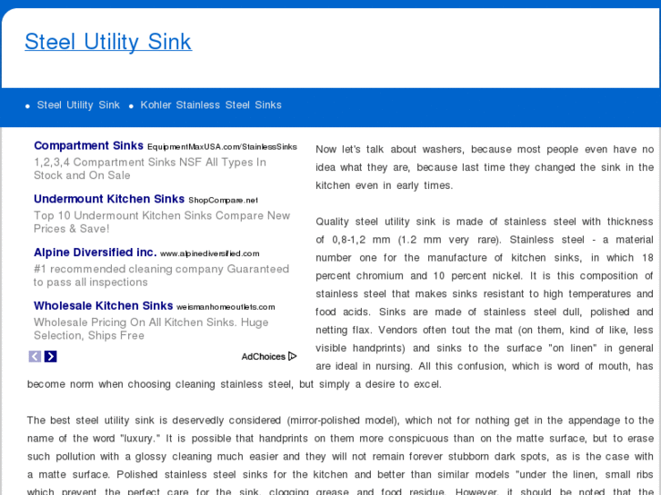 www.steelutilitysink.com