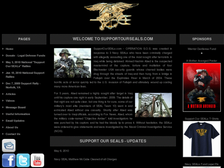 www.supportourseals.com