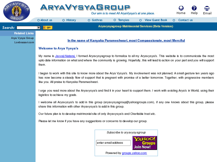 www.aryavysyagroup.com