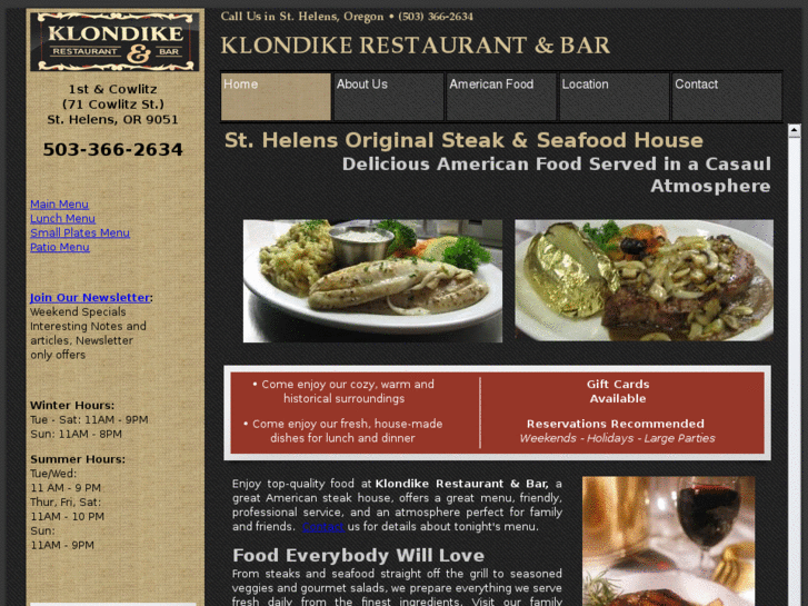 www.klondikerestaurant.com