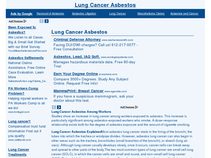 www.lungcancerasbestos.org