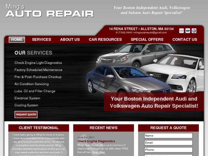 www.mingautorepair.com