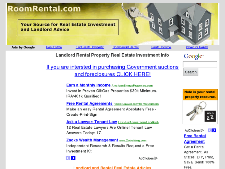 www.roomrental.com