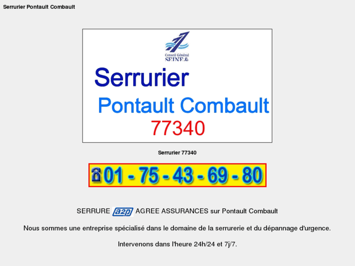 www.serrurierpontaultcombault.com