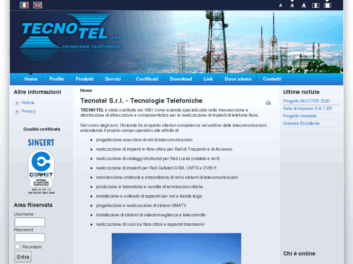 www.tecnotel-sistemi.it