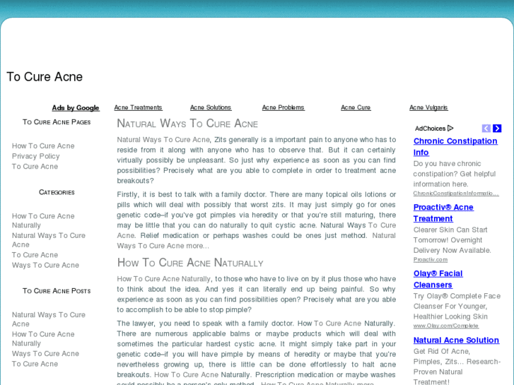 www.tocureacne.org