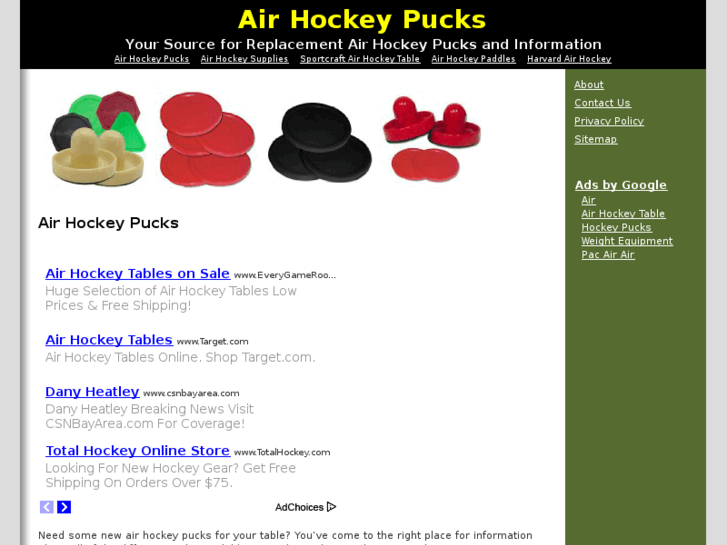 www.airhockeypucks.org