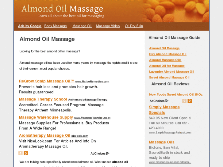 www.almondoilmassage.com