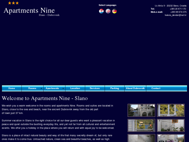 www.apartmentsnine-slano.com