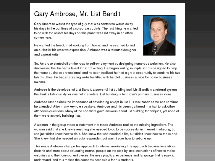 www.gary-ambrose.com