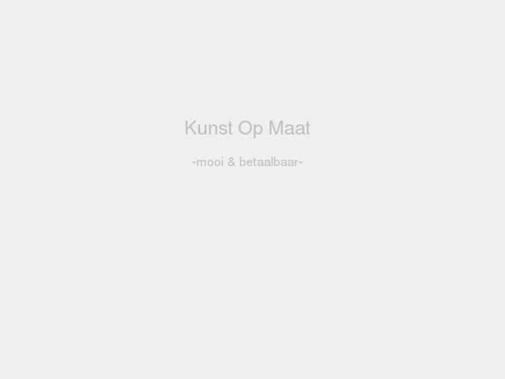 www.kunstopmaat.nl