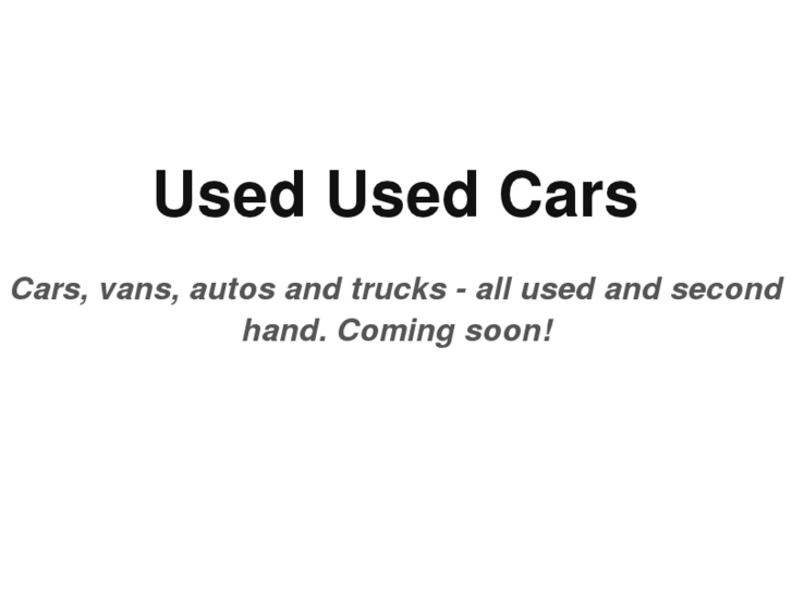 www.usedusedcars.com