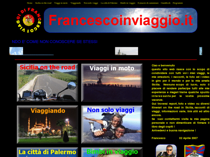 www.francescoinviaggio.it