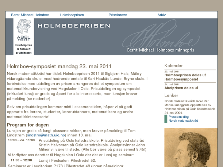 www.holmboeprisen.no