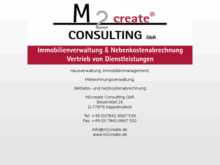 www.m2create.de