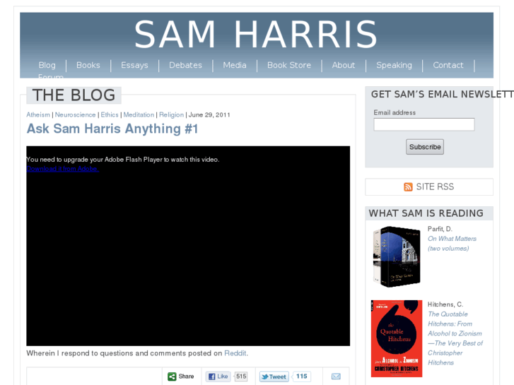 www.samharris.org