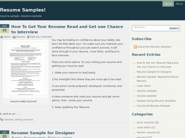 www.samples-resume.com