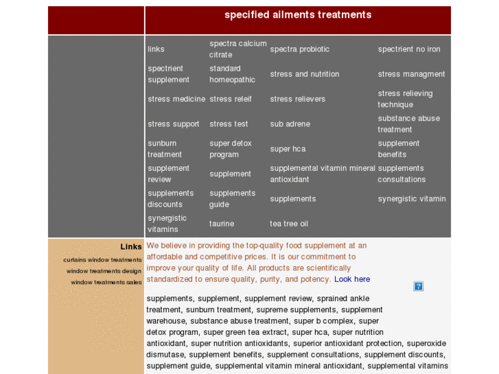 www.specified-ailments-treatments.com