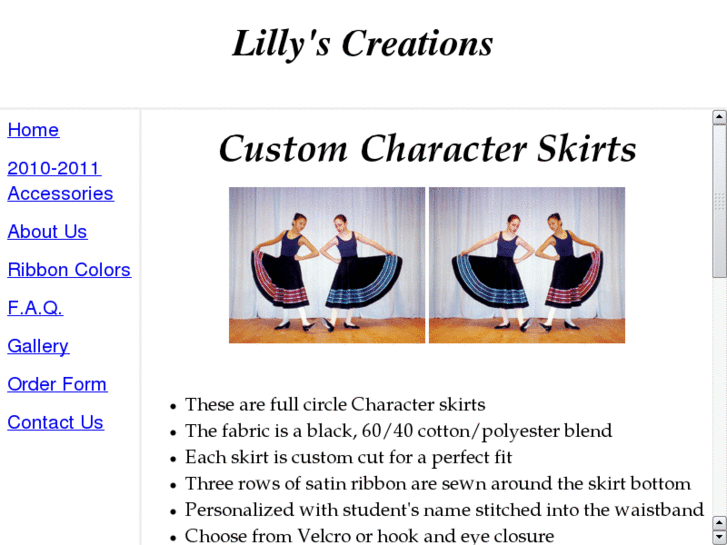 www.characterskirt.com