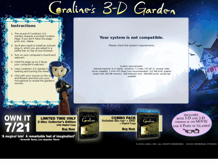 www.coraline3dgarden.com
