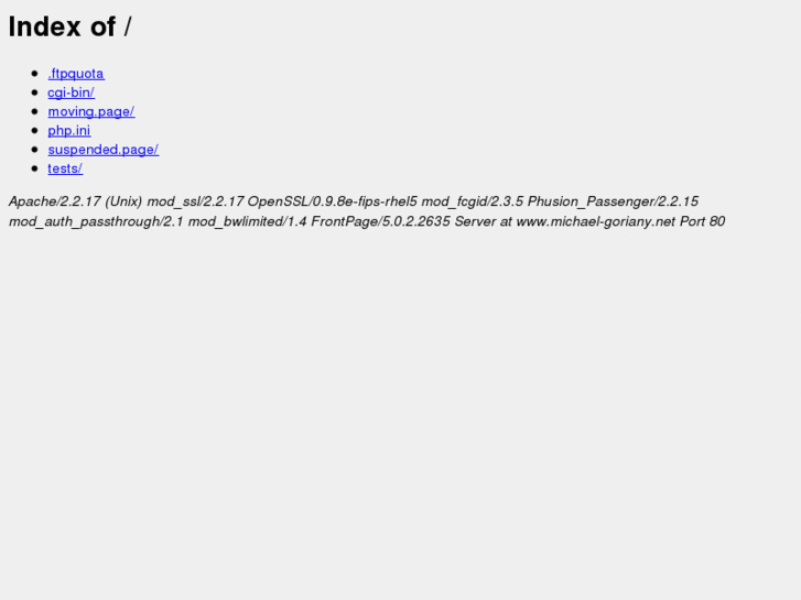 www.michael-goriany.net