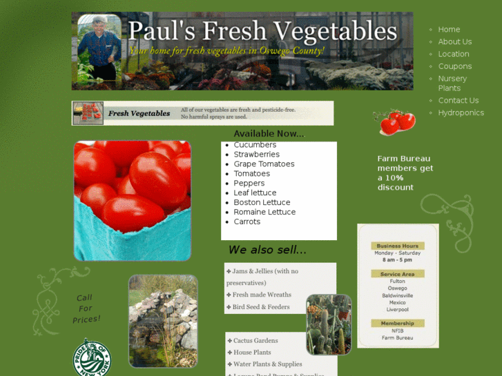 www.paulsfreshvegetables.com