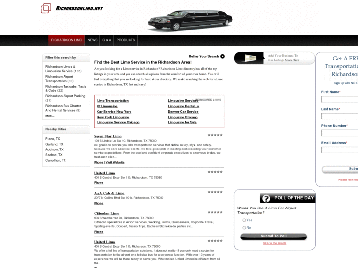 www.richardsonlimo.net