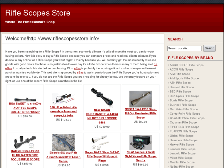 www.riflescopesstore.info