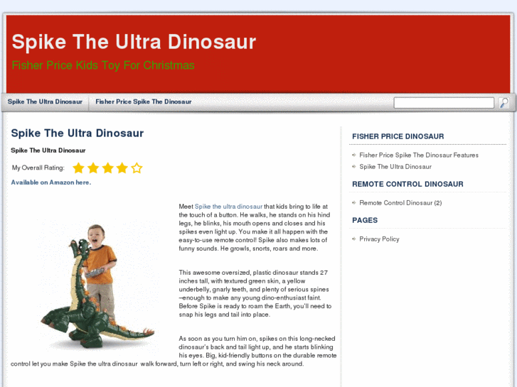 www.spiketheultradinosaur.org