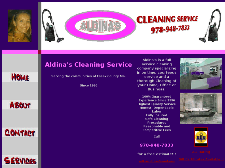 www.aldinascleaning.com