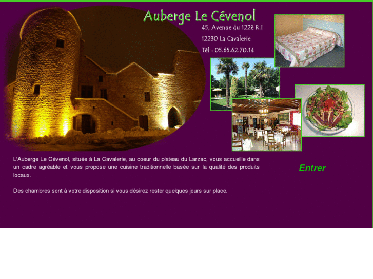 www.aubergelecevenol.com