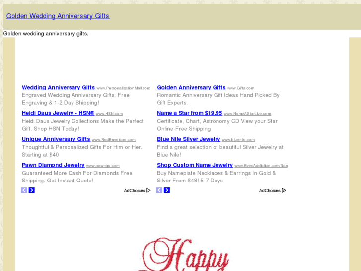 www.goldenweddinganniversarygifts.com