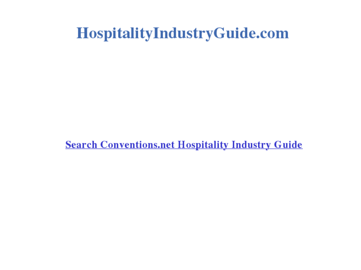 www.hospitalityindustryguide.com