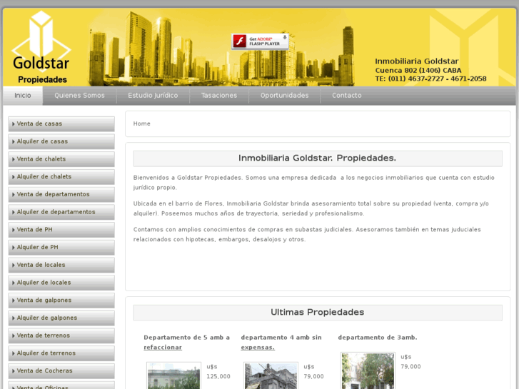 www.inmobiliariagoldstar.com