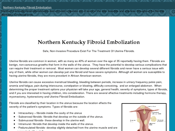 www.northernkentuckyfibroidembolization.com