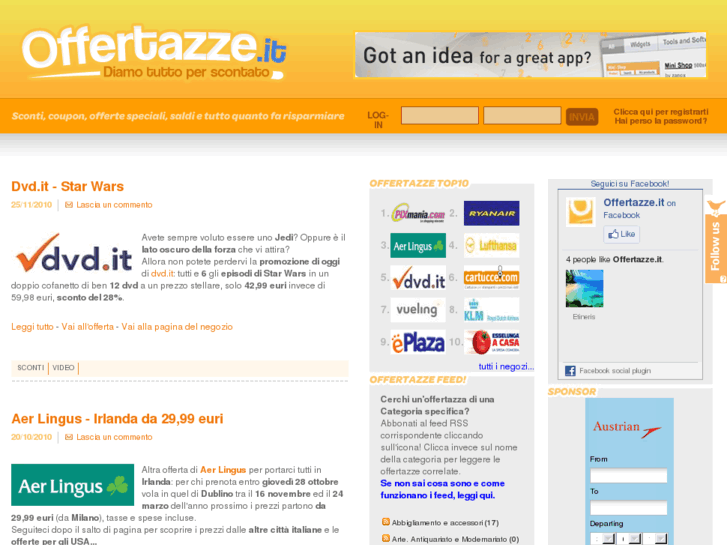 www.offertazze.it