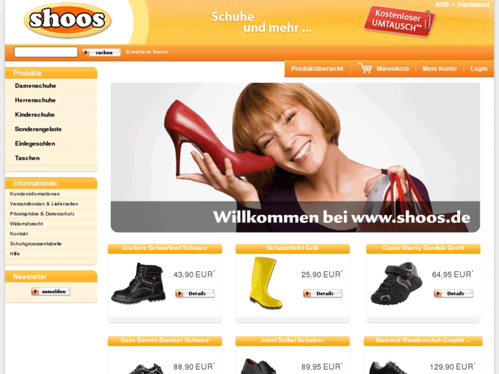 www.shoos.de