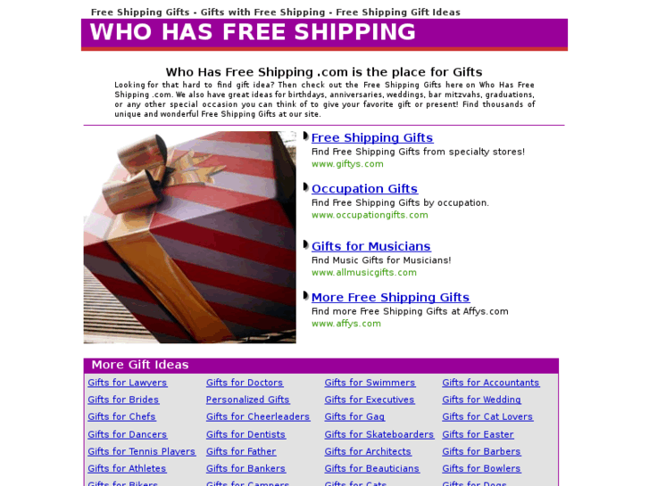 www.whohasfreeshipping.com